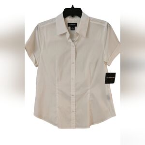 Liz Claiborne short sleeve collard shirt